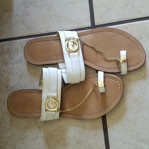 GBG sandals white